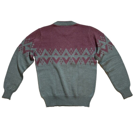 Wrangler Womens SZ S pullover Sweater argyle Casual Winter Fall Cozy wool blend - Picture 3 of 7